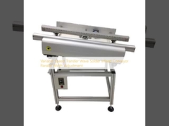 Variable Speed Transfer Wave Solder Infeed Conveyor Parallel Width Adjustment